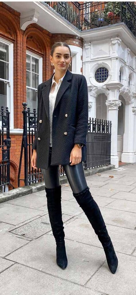 What to Wear with Thigh High Boots