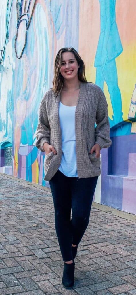 cardigan outfit styling