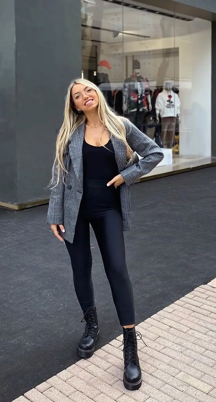 Leggings with strappy on sale heels