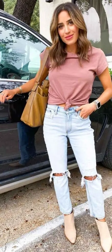 What To Wear With Ripped Jeans Petite Dressing