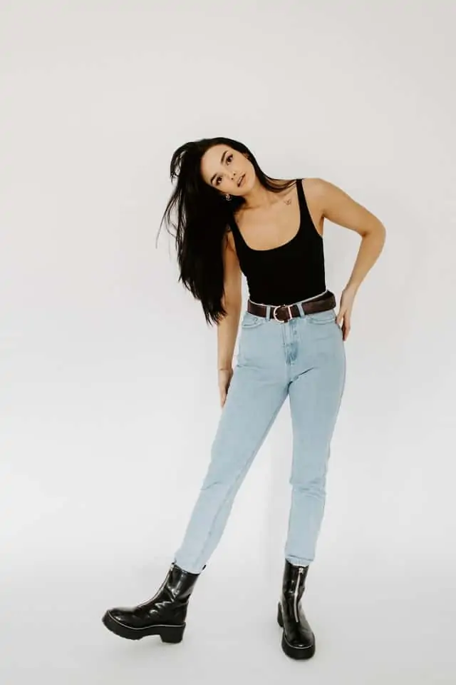 ciò che sembra buono con boyfriend jeans