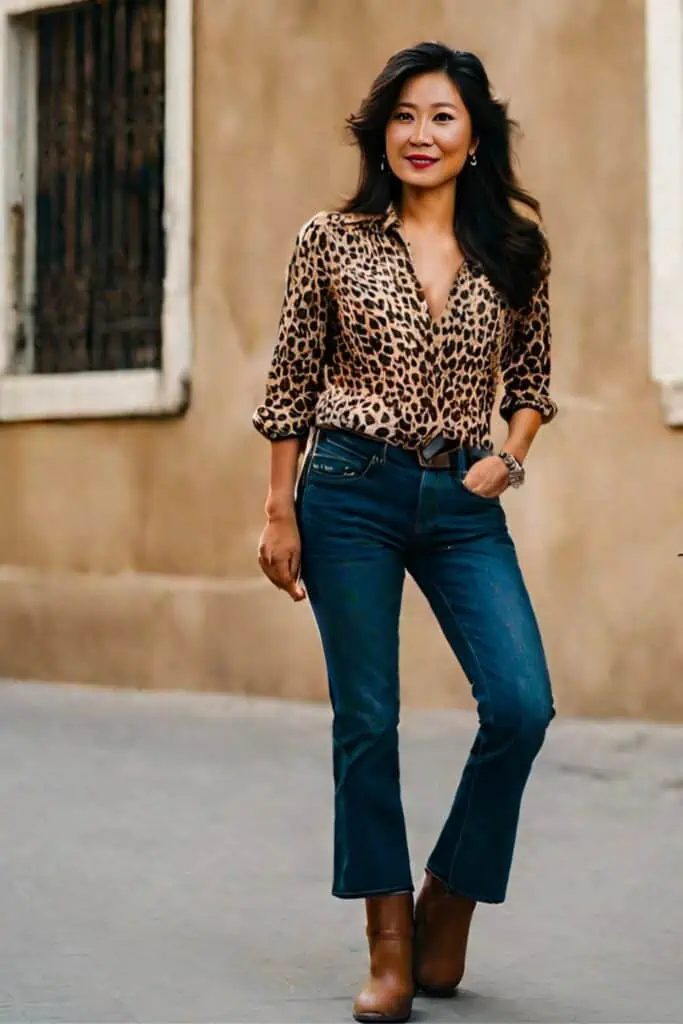 25 Chic Ways to Wear Flare Jeans in 2024_24