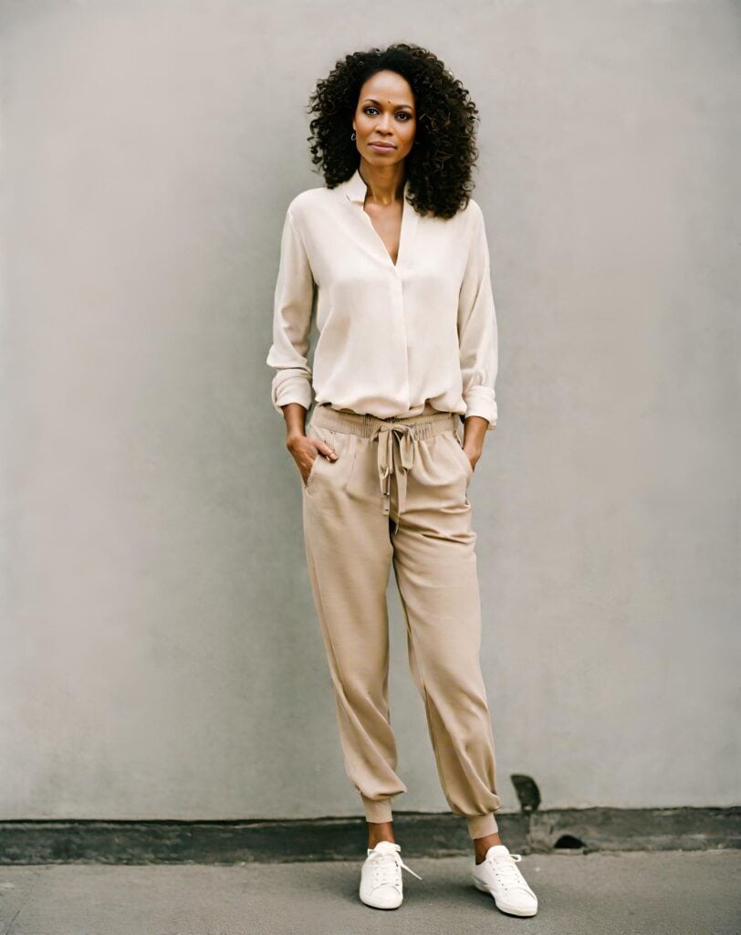 25 Chic Ways to Wear Joggers in 2024_16
