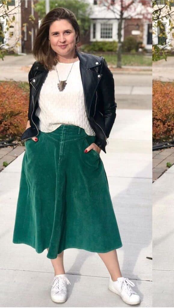 How to Wear a Corduroy Skirt (Complete Guide for Women)