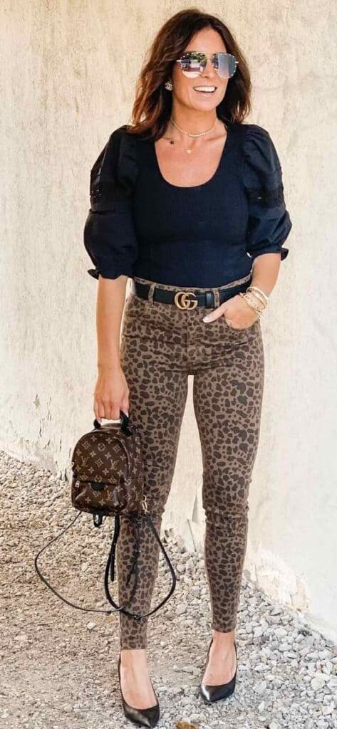 What To Wear With Leopard Pants KEMBEO