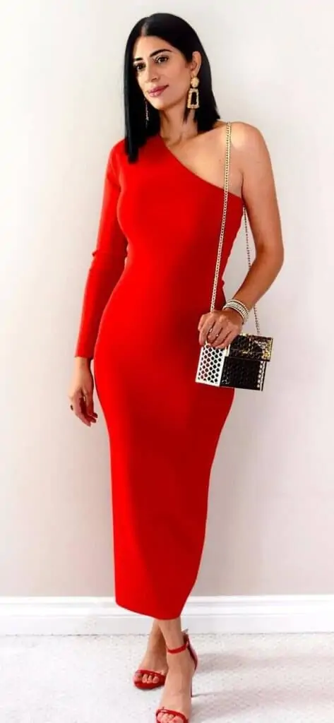 Red heels best sale red dress