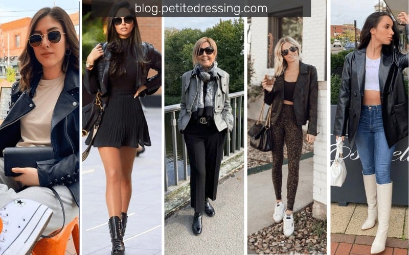 Top 50+ imagen black leather jacket outfit ideas - Abzlocal.mx