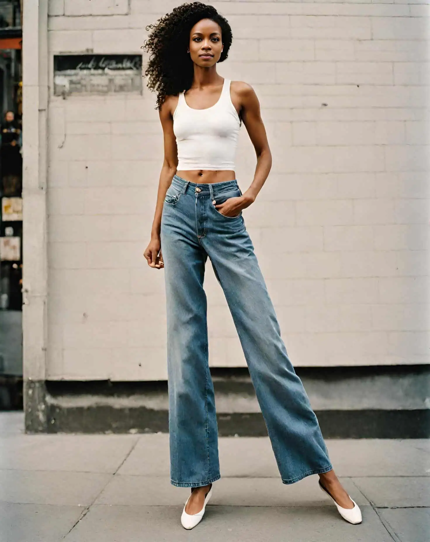 Wide-leg '90s jeans - SALE up to 40% off - BSK Teen | Bershka