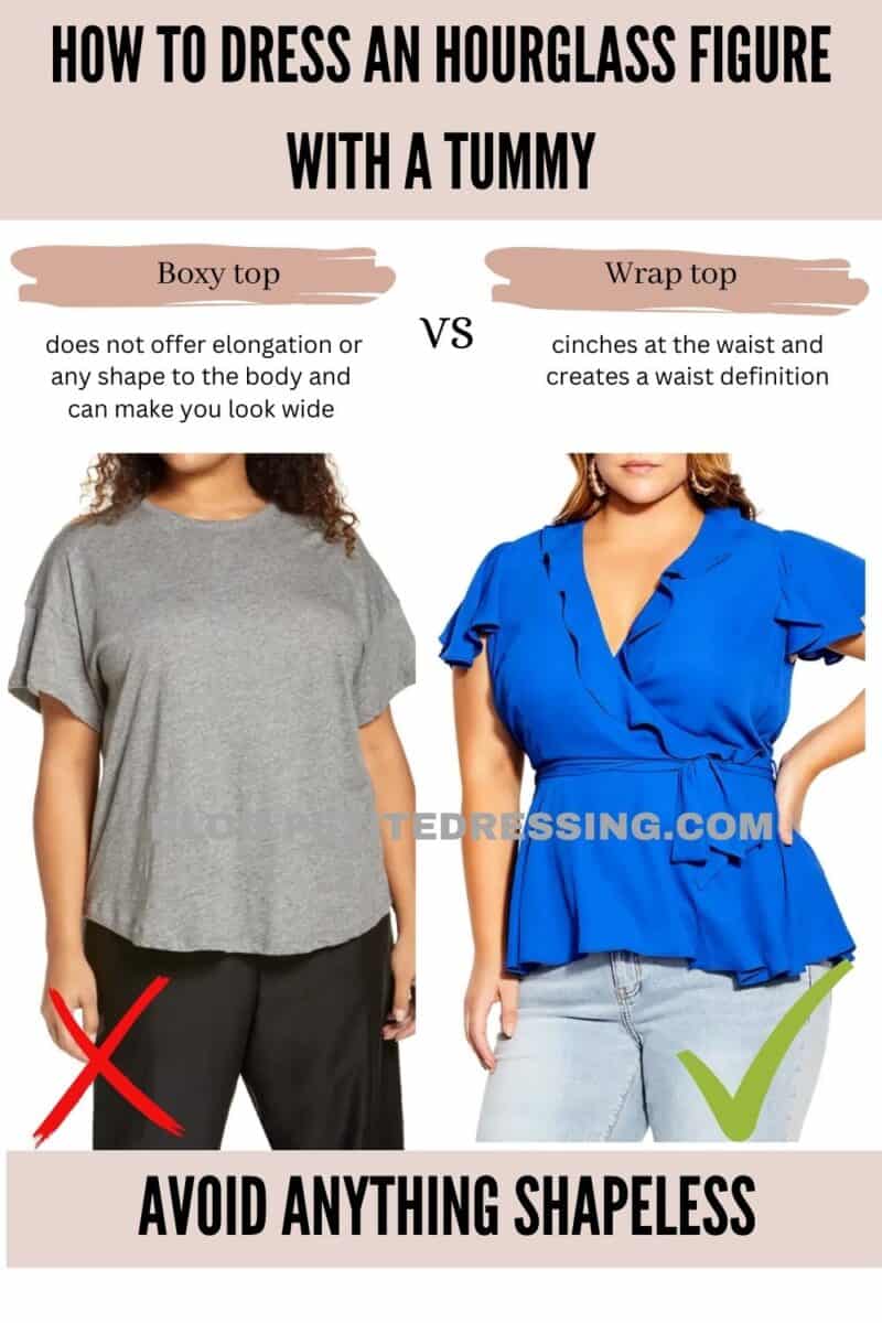 How to Dress an Hourglass Figure with a Tummy