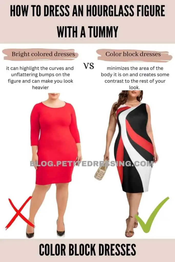 Color block dresses