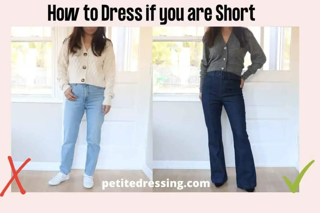 how to dress if you are short