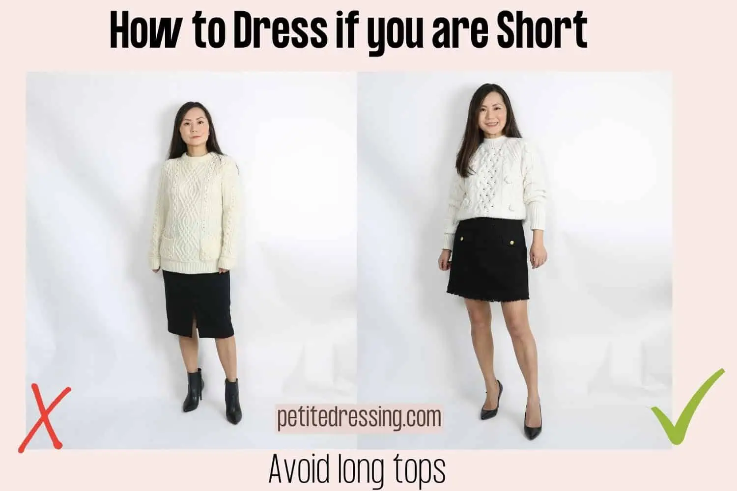 What can I wear under a knee-length dress if I am not comfortable