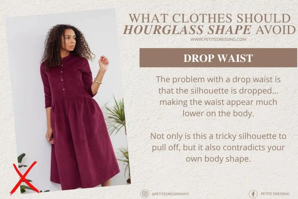 WHAT CLOTHES SHOULD HOURGLASS SHAPE AVOID