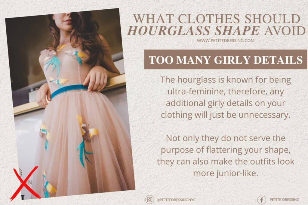 WHAT CLOTHES SHOULD HOURGLASS SHAPE AVOID