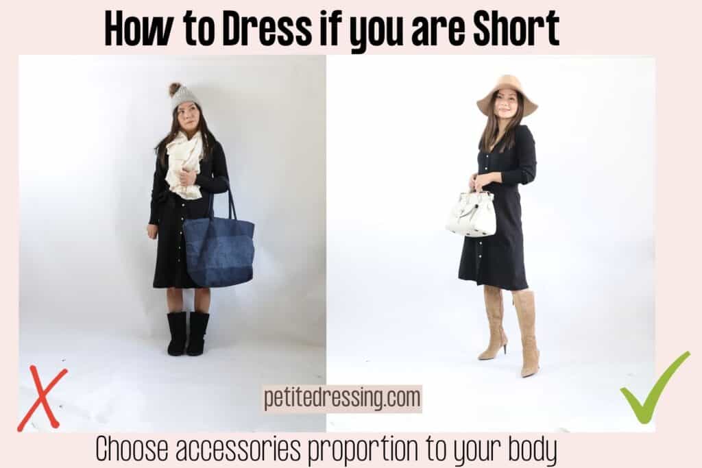 how to dress if you are petite
