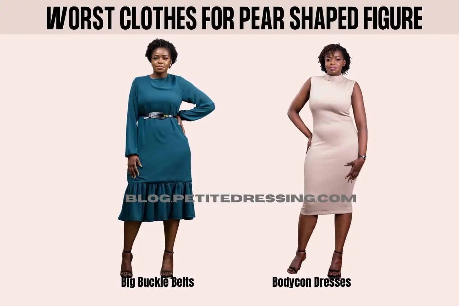 pear shaped curvy women dress well