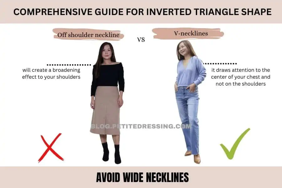Avoid Wide Necklines