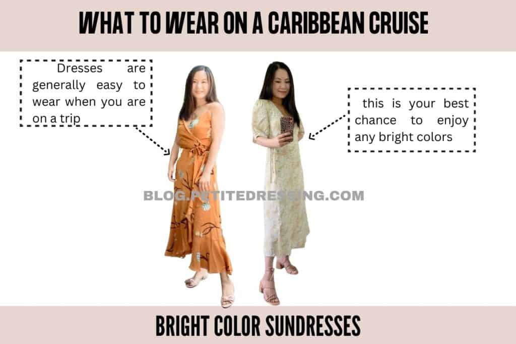 Bright color sundresses