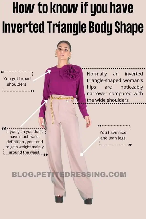 Body Shapes Explained - V shape (Inverted Triangle)