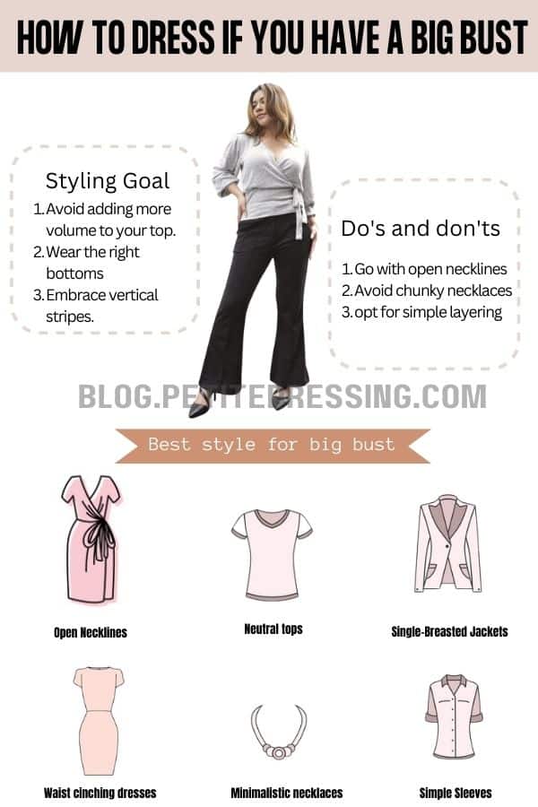 How to Dress if You Have a Big Bust