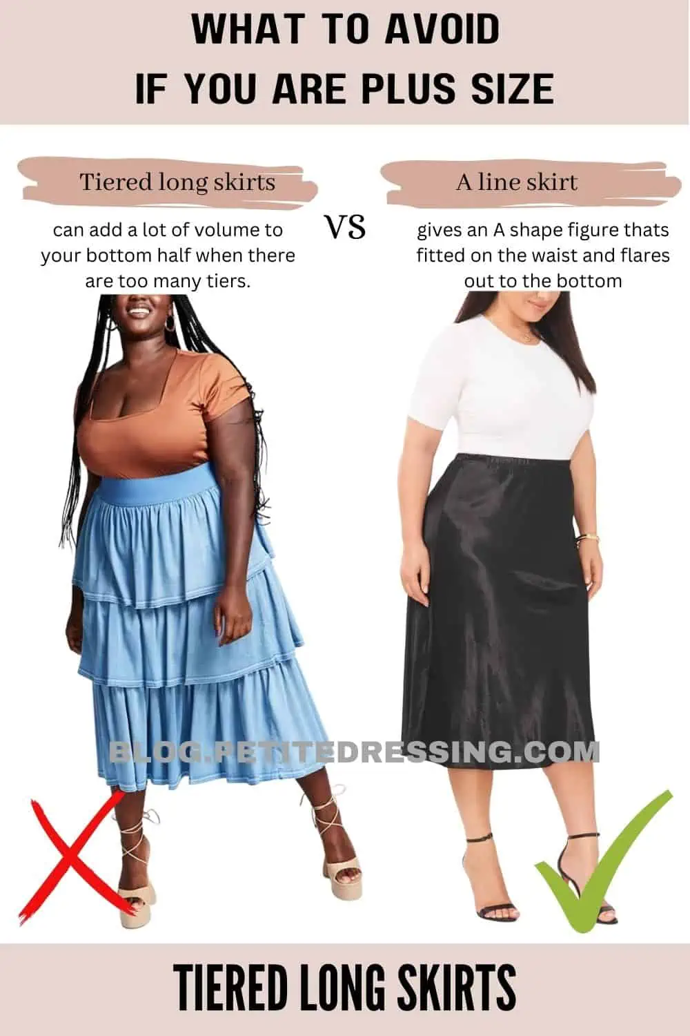 What Plus Size Should Not Wear - Petite Dressing