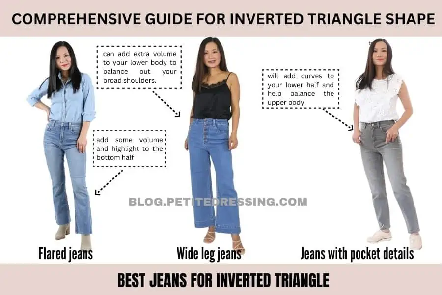 best JEANS for inverted triangle