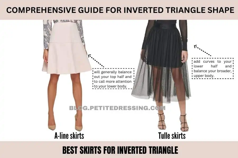 best SKIRTS for inverted triangle