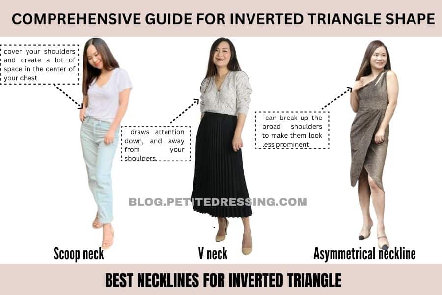 best necklines for inverted triangle