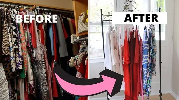 how to organize a small closet