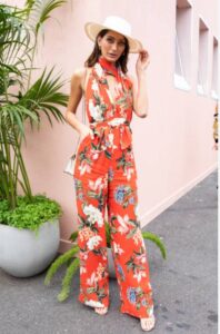 jumpsuit with flat shoes