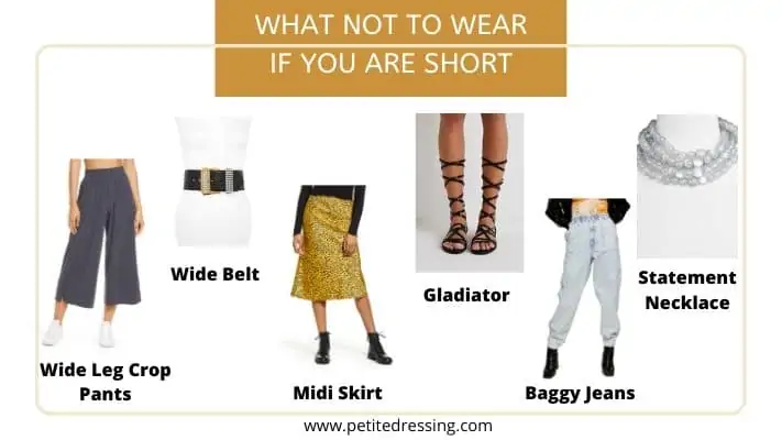 what not to wear if you are short