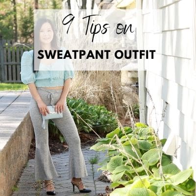 what to wear with sweatpants