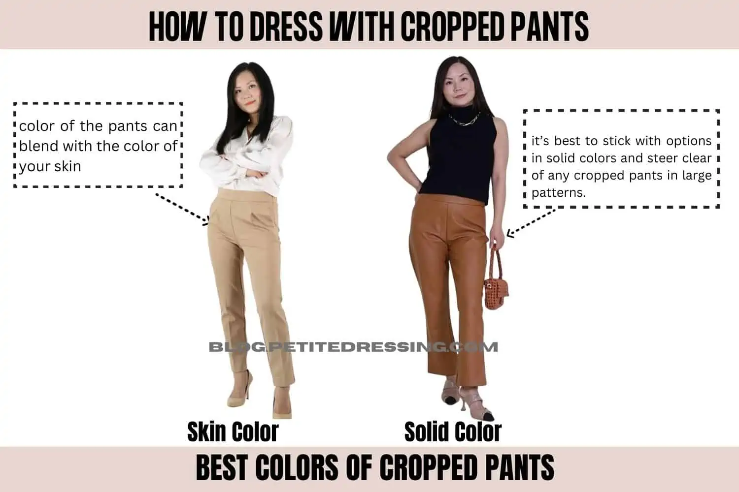 HDE Pull On Capri Pants For Women with Pockets Elastic Waist Cropped Pants  Black - S - Walmart.com