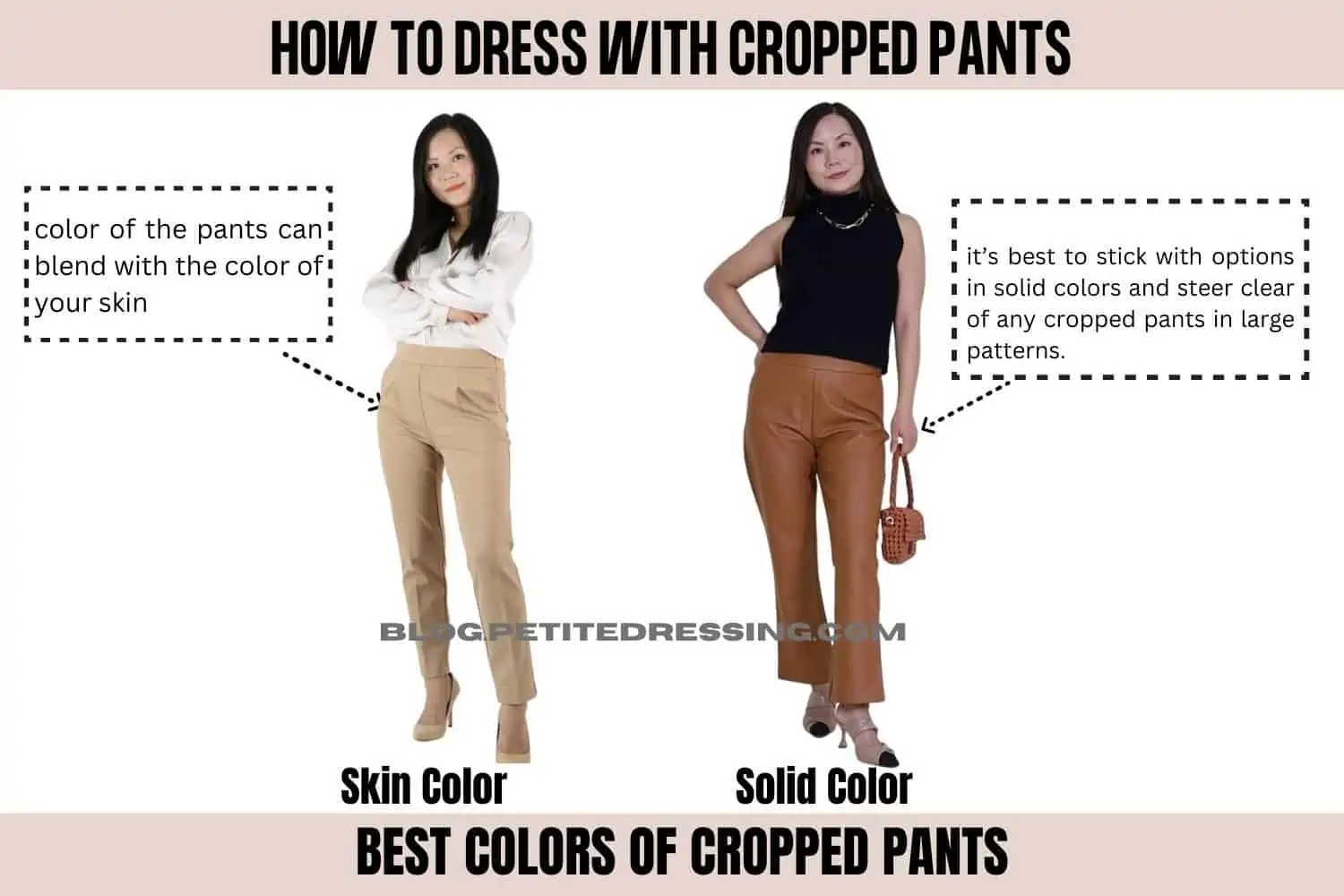 The Complete Cropped Pants Guide for Short Women - Petite Dressing