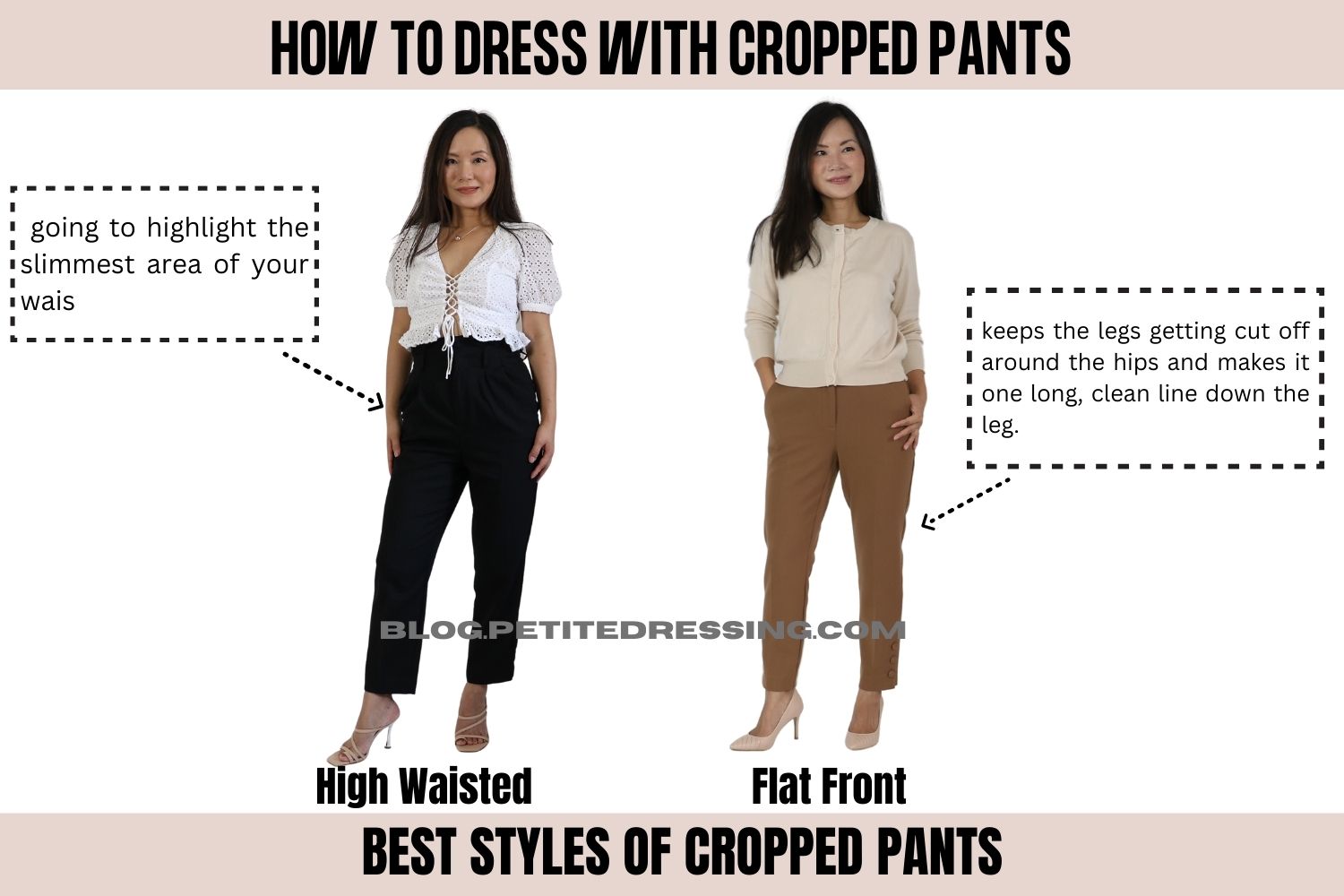 Best Crop Pant lengths  Cropped pants, Hem dress pants, Pants for women