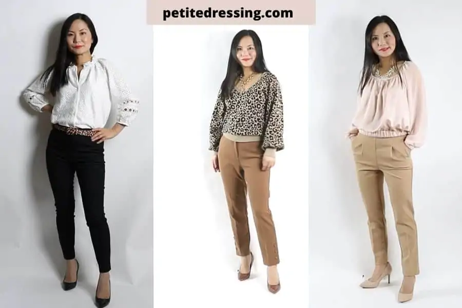 How to Wear Petite Wide Leg Jeans and Wide Leg Pants  Wide leg pants  outfit Wide leg trousers outfit Leg pants outfit