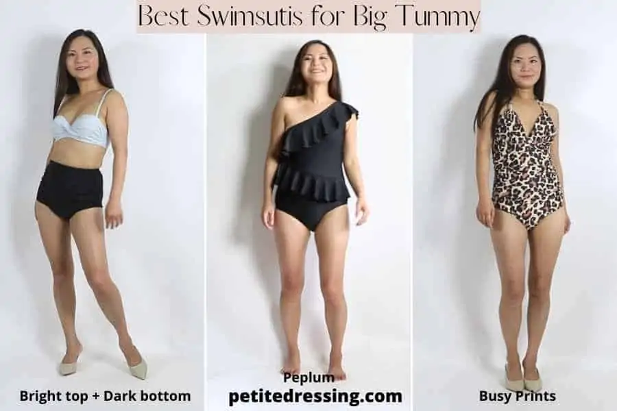 Best swimsuit for big bust best sale and tummy