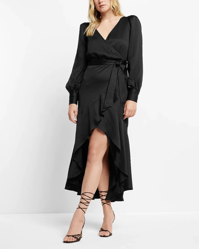 belted maxi dress