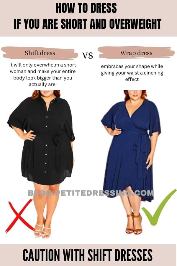 Caution with shift dresses