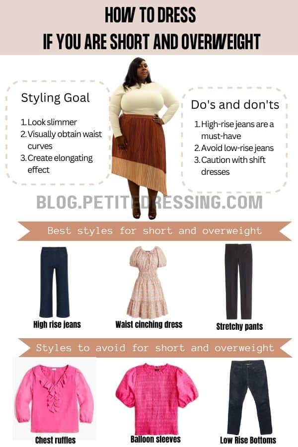 How to Dress if you are Short and Overweight
