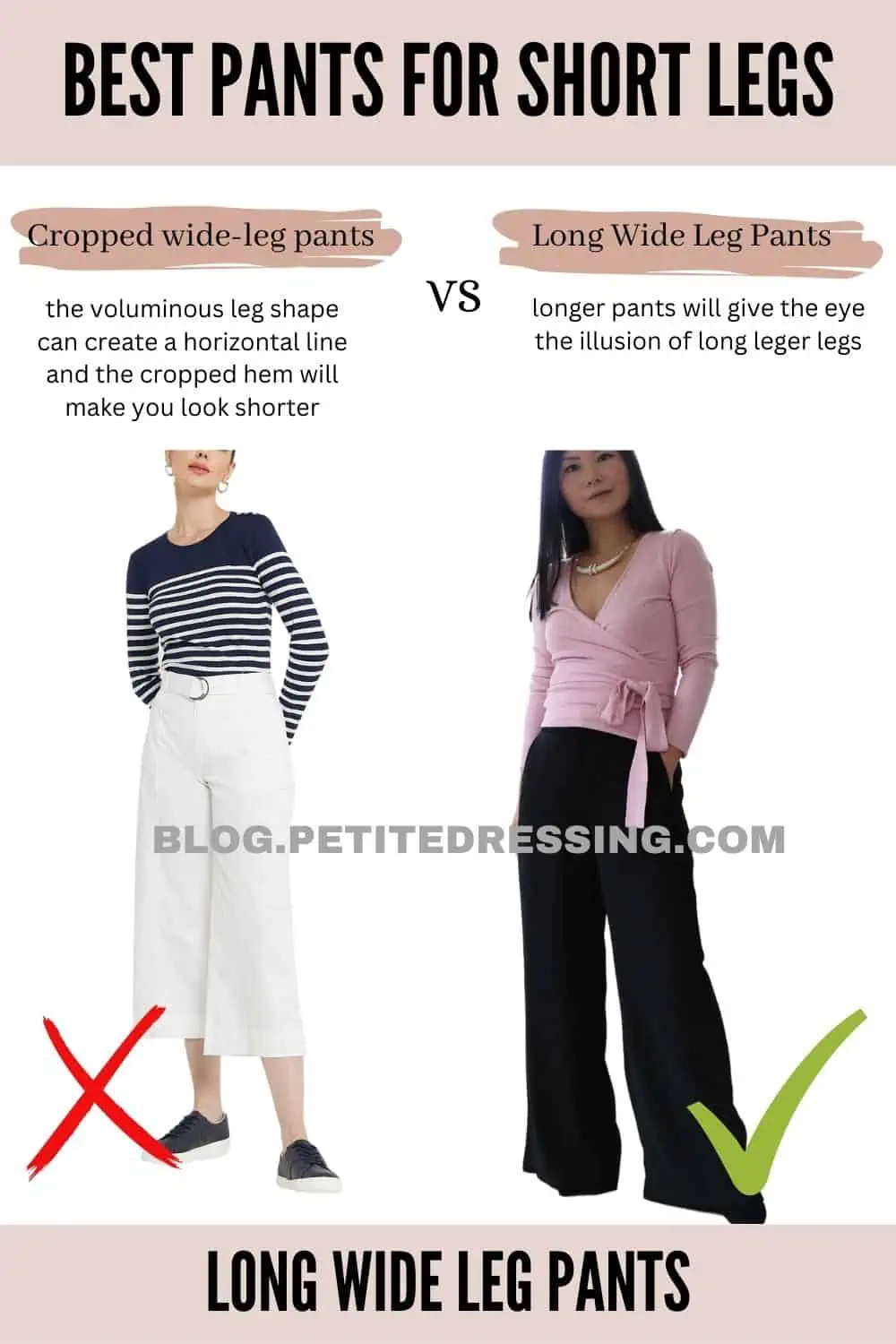 NEVER wear these 5 types of pants if you have short legs like me