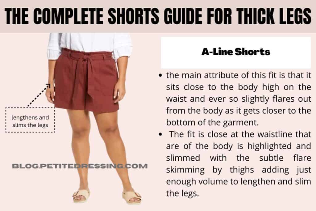 The Complete Shorts Guide for Thick Legs-A-Line Shorts