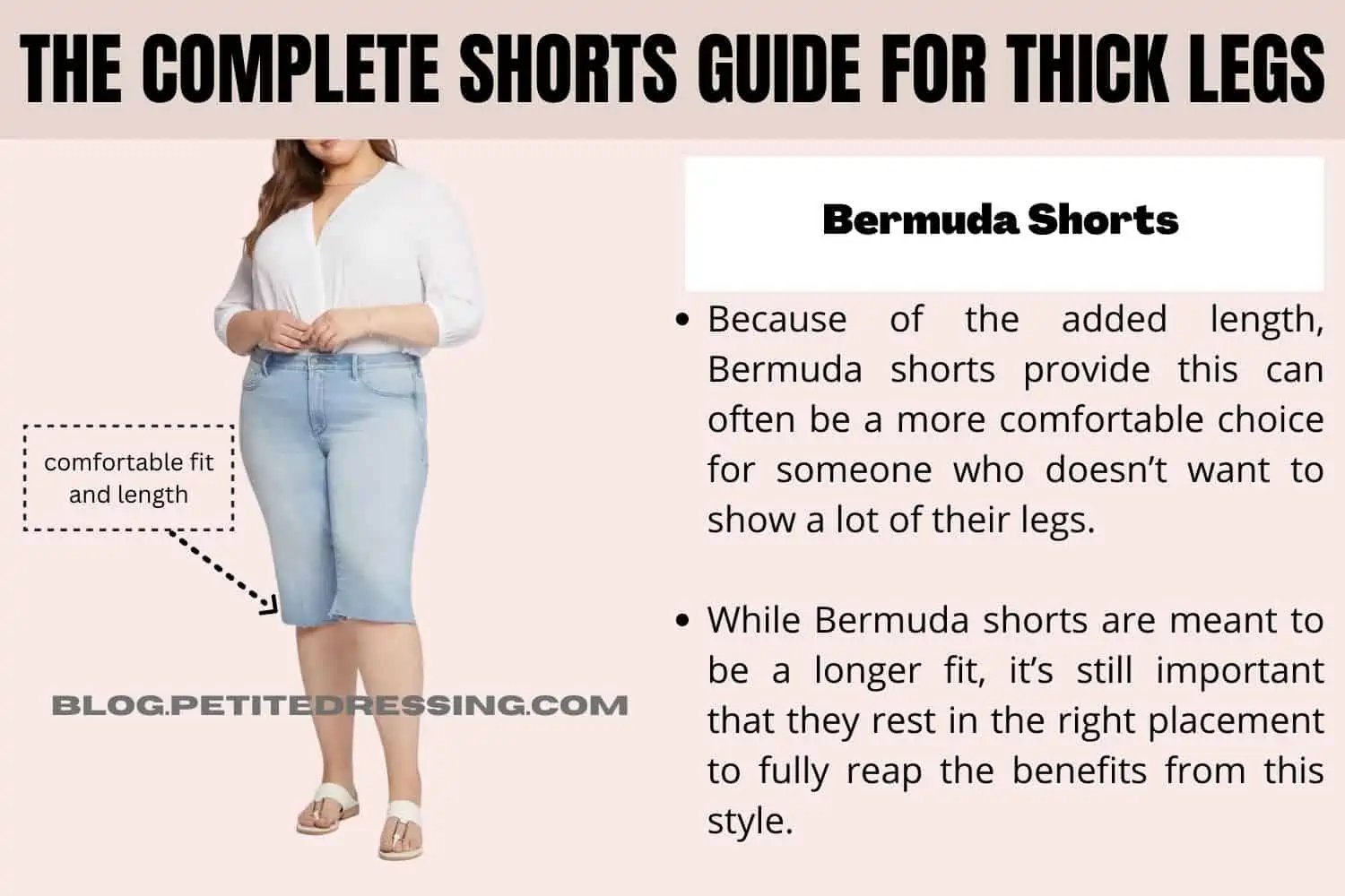 Shorts Style Guide for Women with Short and Thick Legs - Petite