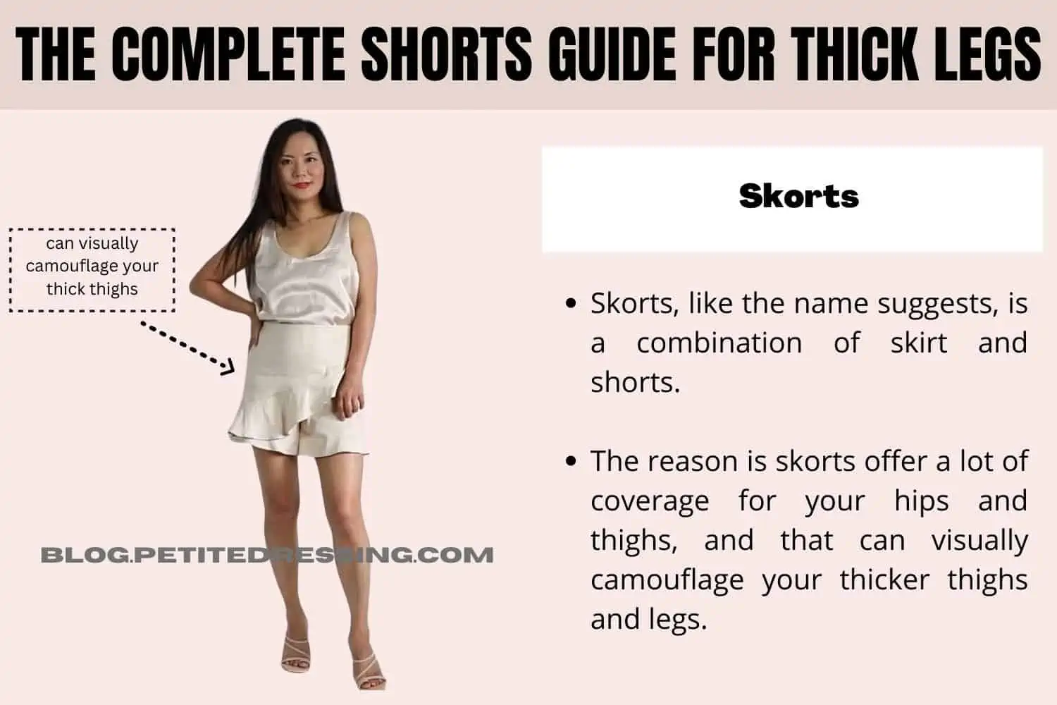 The Complete Shorts Guide for Thick Legs - Petite Dressing