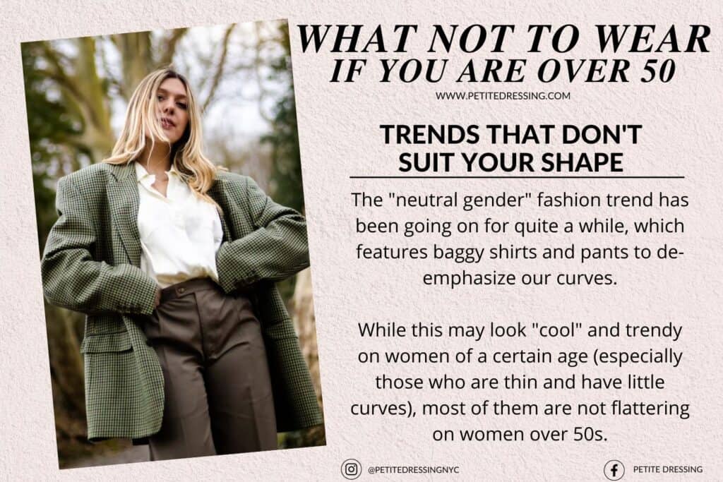WHAT NOT TO WEAR IF YOU ARE OVER 50