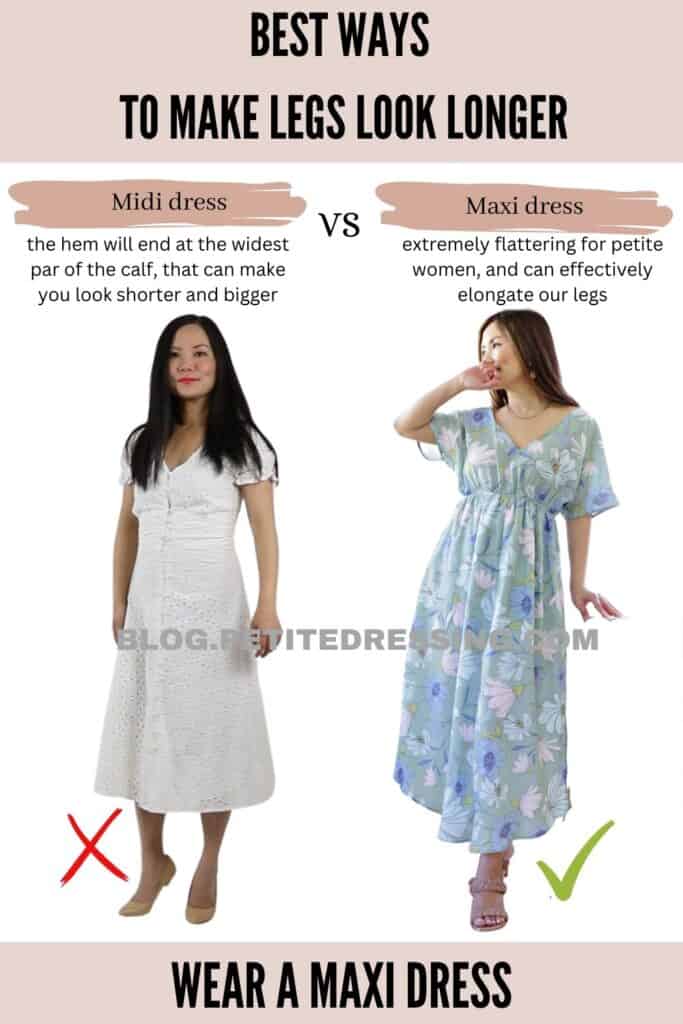 Wear a maxi dress