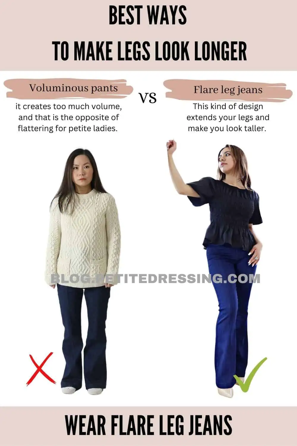 What Jeans Will Make Your Legs Look Longer and Thinner?