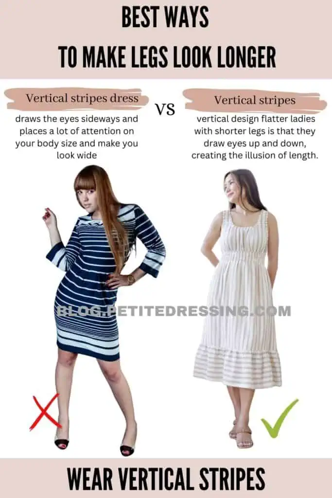 How to Look Taller: Leg Lengthening Striped Pants