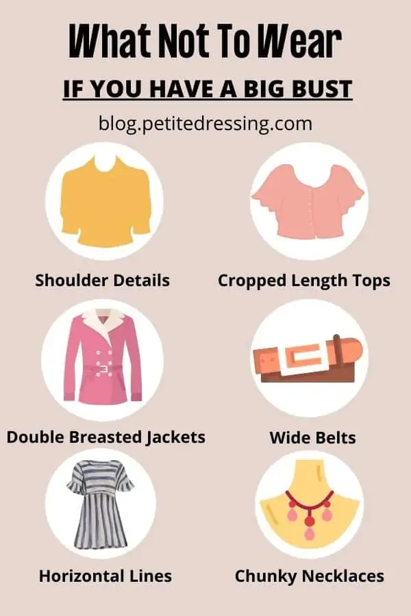 STOP wearing these TOPS if you have a BIG BUST! #fashiontips #fashion