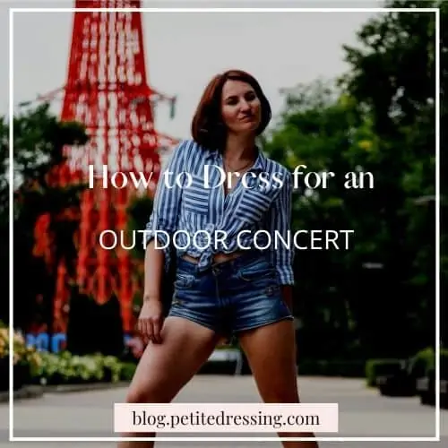 what to wear for an outdoor concert
